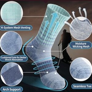 Merino Wool Blend Women's 3pk of Sport Socks